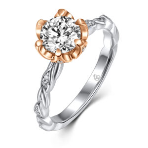 Rose/White gold diamond ring Model 3301361